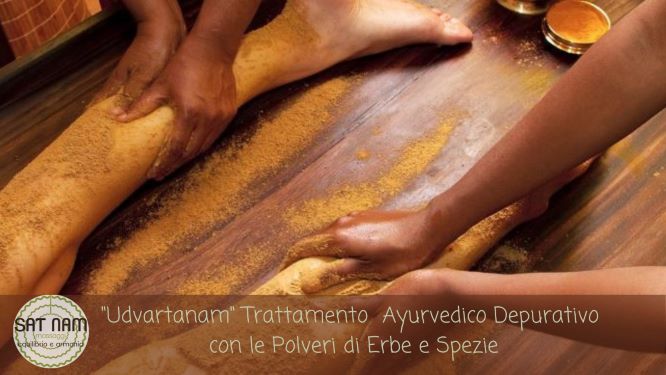 Corso di Specializzazione – Udvartanam Massaggio Ayurvedico Depurativo con le Polveri di Erbe